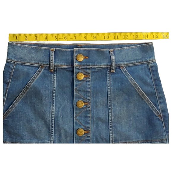 Ann Taylor Blue Denim Skirt - Picture 6 of 7
